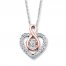 Previously Owned Necklace 1/8 ct tw Diamonds Sterling Silver