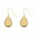 Honeycomb Drop Earrings 10K Yellow Gold