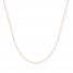 Box Chain Necklace 14K Yellow Gold 20" Length