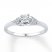 Diamond Promise Ring 1/10 ct tw Round-cut 10K White Gold