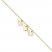 Heart Charm Anklet 14K Yellow Gold