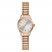 Caravelle by Bulova Women's Rose-Tone Stainless Steel Watch 44L254