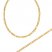 Men's Figaro Chain Necklace & Bracelet Boxed Set 10K Yellow Gold