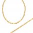 Men's Figaro Chain Necklace & Bracelet Boxed Set 10K Yellow Gold
