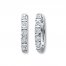 Previously Owned Diamond Earrings 1/4 ct tw Sterling Silver