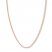 24 Curb Chain Necklace 14K Rose Gold Appx. 2.7mm