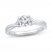 The Kiss Diamond Solitaire GSI Engagement Ring 3/4 ct tw Round-cut Platinum