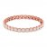 Diamond Fashion Bracelet 5 ct tw 10K Rose Gold 7"