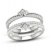 Diamond Enhancer Band 3/8 ct tw Round/Baguette 14K White Gold