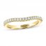 THE LEO Diamond Wedding Band 1/5 ct tw Round-Cut 14K Yellow Gold