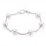 Cultured Pearl Bracelet Sterling Silver 7.5"