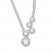 Diamond Necklace 1/6 ct tw Round-cut/Bezel-set Sterling Silver