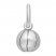 Basketball Charm Sterling Silver