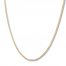 Milano Chain Necklace 14K Yellow Gold 18" Length