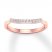 Diamond Wedding Band 1/8 ct tw Round-cut 14K Rose Gold