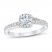 Diamond Engagement Ring 3/4 ct tw Round-cut 14K White Gold