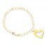 Heart Bracelet 14K Yellow Gold