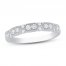 Diamond Anniversary Ring 1/3 ct tw Round-cut 10K White Gold