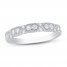 Diamond Anniversary Ring 1/3 ct tw Round-cut 10K White Gold