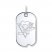 NHL Pittsburgh Penguins Dog Tag Sterling Silver