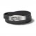 Bulova Double-Wrap Bracelet Black Leather 8.5"