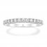 Previously Owned Tolkowsky Wedding Band 1/3 ct tw Diamonds 14K White Gold