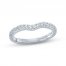 Monique Lhuillier Bliss Diamond Wedding Band 3/8 ct tw Round-cut 18K White Gold