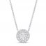 Lab-Created Diamonds by KAY Necklace 1 ct tw 14K White Gold 19"