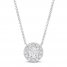 Lab-Created Diamonds by KAY Necklace 1 ct tw 14K White Gold 19"