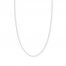 20" Forzatina Chain Necklace 14K White Gold Appx. 1.45mm