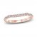 Monique Lhuillier Bliss Diamond Wedding Band 1/5 ct tw Round-cut 18K Rose Gold