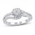 Diamond Engagement Ring 1/2 ct tw Round-cut 14K White Gold