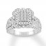 Diamond Engagement Ring 1-1/2 ct tw 14K White Gold