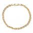 Rope Chain Bracelet 10K Yellow Gold 7.5"