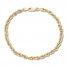 Rope Chain Bracelet 10K Yellow Gold 7.5"