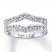 Leo Diamond Enhancer Ring 1 ct tw Round-cut 14K White Gold