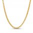 Box Chain Necklace 10K Yellow Gold 22" Length