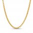 Box Chain Necklace 10K Yellow Gold 22" Length