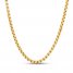 Box Chain Necklace 10K Yellow Gold 22" Length
