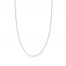 16" Singapore Chain 14K White Gold Appx. 1.15mm