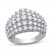 Diamond Fashion Ring 3 ct tw Round-cut 10K White Gold