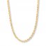 Rope Chain Necklace 10K Yellow Gold 24"