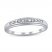 Diamond Wedding Band 1/20 ct tw 10K White Gold