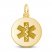 Medical Symbol Charm 14K Yellow Gold