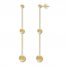 Bead Drop Earrings 14K Yellow Gold