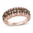 Le Vian Diamond Ring 1-1/3 ct tw Round-cut 14K Strawberry Gold