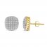 Men's Diamond Earrings 1/2 ct tw 10K Yellow Gold