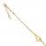 Heart Anklet 14K Yellow Gold