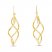 Dangle Earrings 14K Yellow Gold