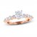 Adrianna Papell Diamond Engagement Ring 1-5/8 ct tw Round-cut 14K Rose Gold